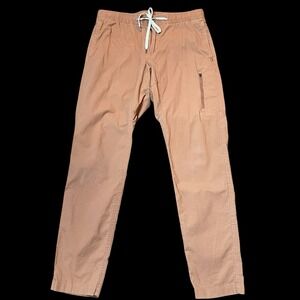 Vuori Womens The Rise The Shine Ripstop Pants Size L  Terracotta Peach Casual